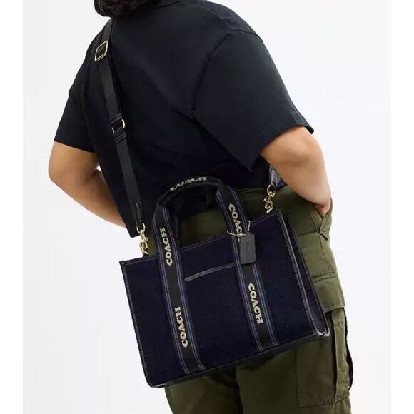 🔥🎁NWT! Coach Smith Tote Bag in Regenerate Cotton CCL68 Msrp:$428 - Picture 4 of 9